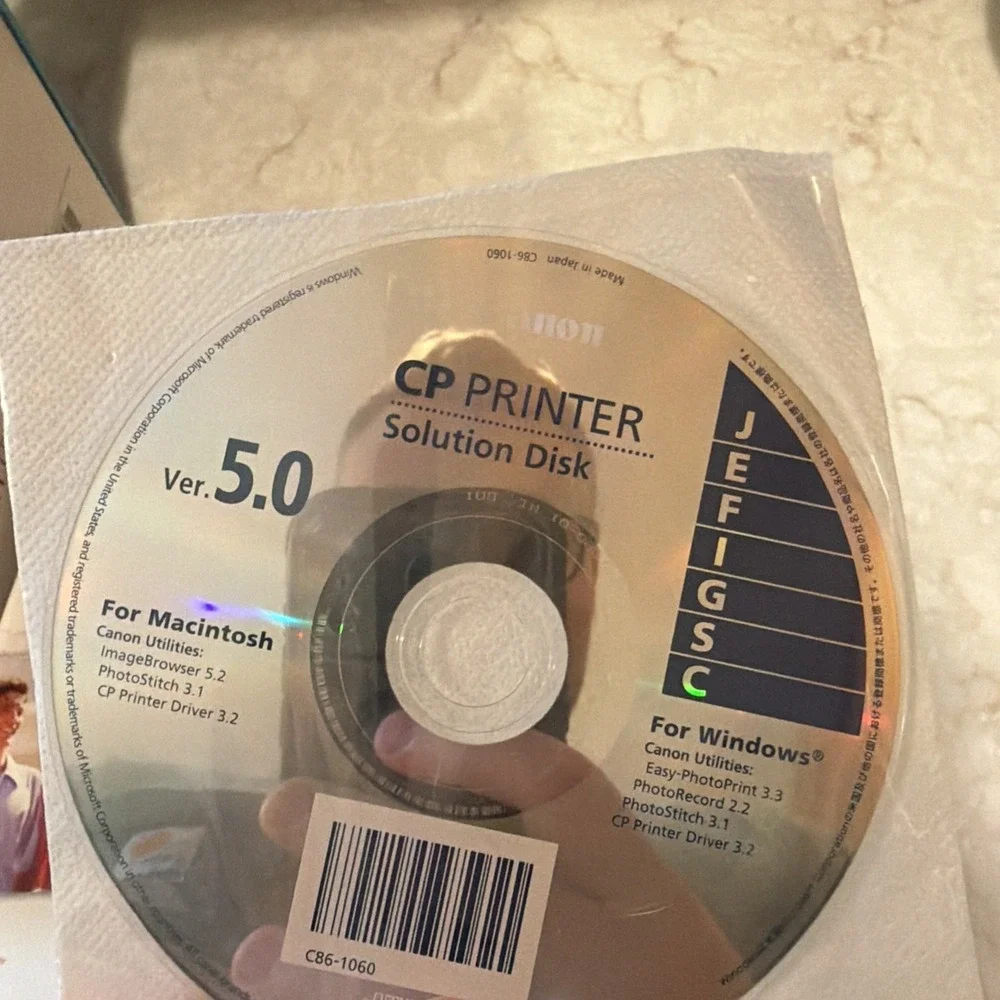 Brand New OB Canon Selphy CP510 Compact Photo Printer 4 x 6 Photos